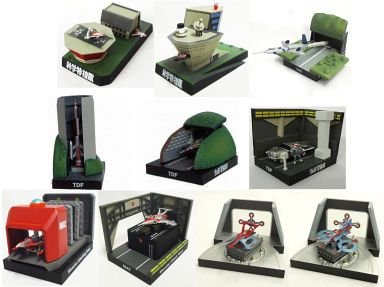 ウルトラメカニックス　左側5種類セット Amazon | バンダイ 名鑑シリーズ ウルトラメカニックス 05